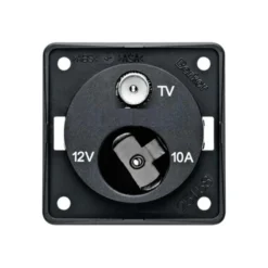 BERKER Prise 12 V + TV Integro