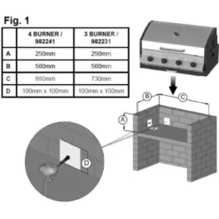 CADAC Meridian Encastrable 3B -Camping Car Équipement Boutique cadac meridian encastrable 3b 11