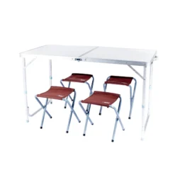 CAO Table Valise Avec 4 Sièges Alu