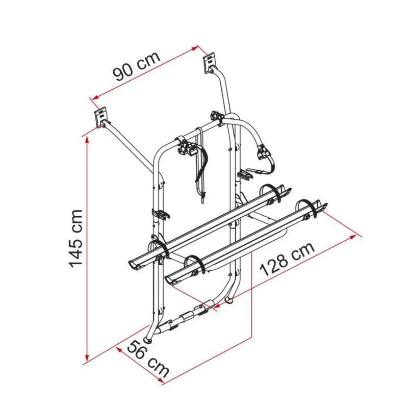 FIAMMA Carry Bike | VW T5 - Hayon 3 FIAMMA Carry Bike | VW T5 - Hayon – Image 3