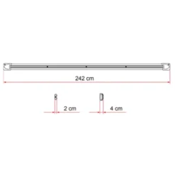 FIAMMA Fixing Bar Carry-Bike -Camping Car Équipement Boutique fiamma fixing bar carry bike 2