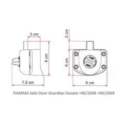 FIAMMA Safe Door Guardian Ducato 7 FIAMMA Safe Door Guardian Ducato -Camping Car Équipement Boutique fiamma safe door guardian ducato 2