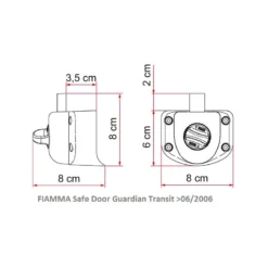 FIAMMA Safe Door Guardian Transit 7 FIAMMA Safe Door Guardian Transit -Camping Car Équipement Boutique fiamma safe door guardian transit 2