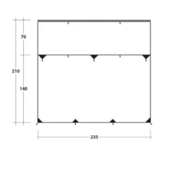 OUTWELL Hillcrest Tarp -Camping Car Équipement Boutique outwell hillcrest tarp 7
