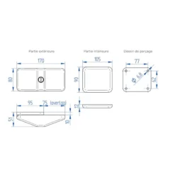 THULE Door Lock -Camping Car Équipement Boutique thule door lock 3